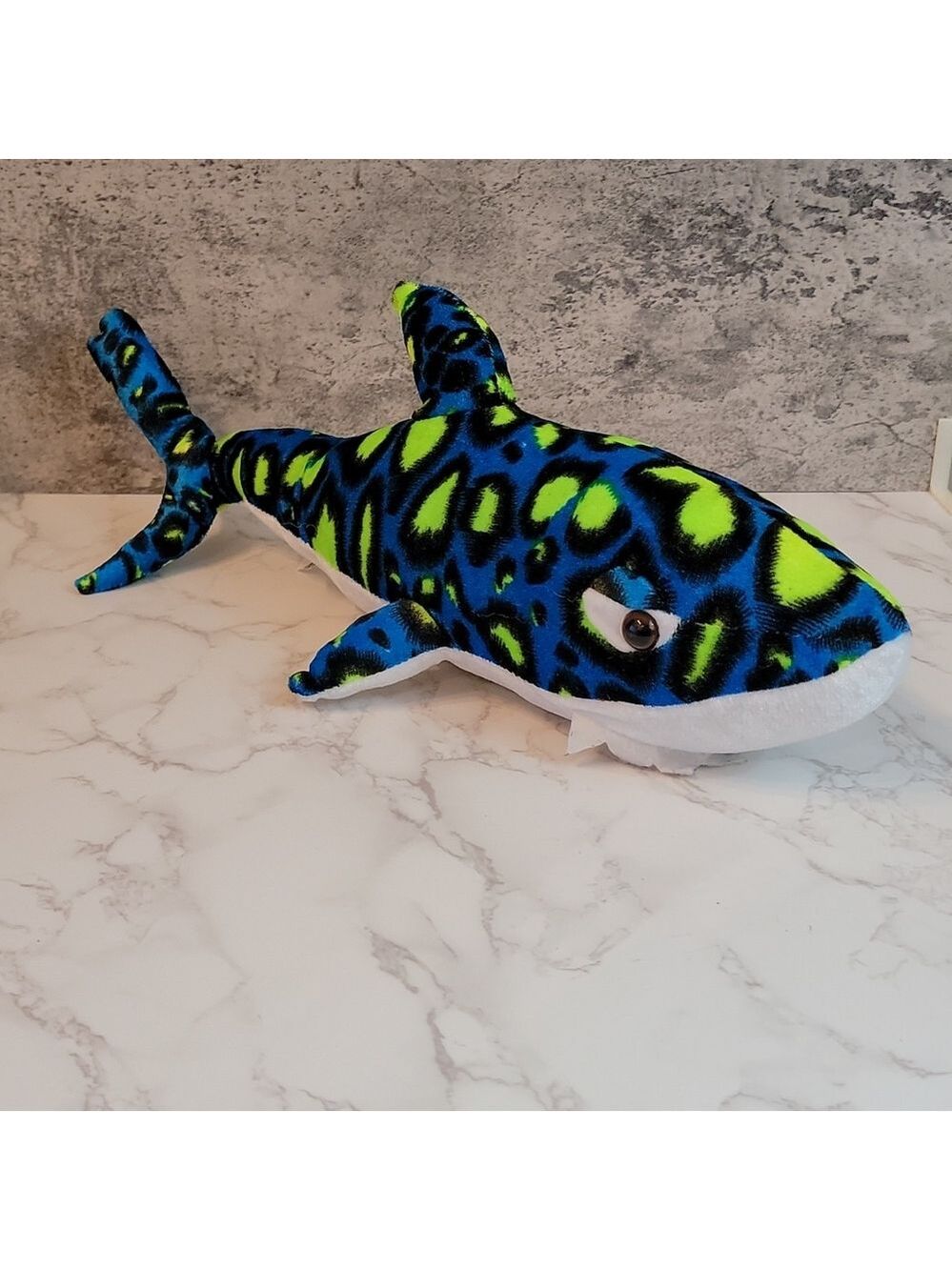 Circus Circus Blue Tiger Shark Stuffed Animal Plush